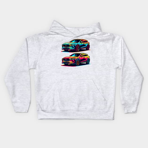 Mazda CX-5 Kids Hoodie by Vehicles-Art